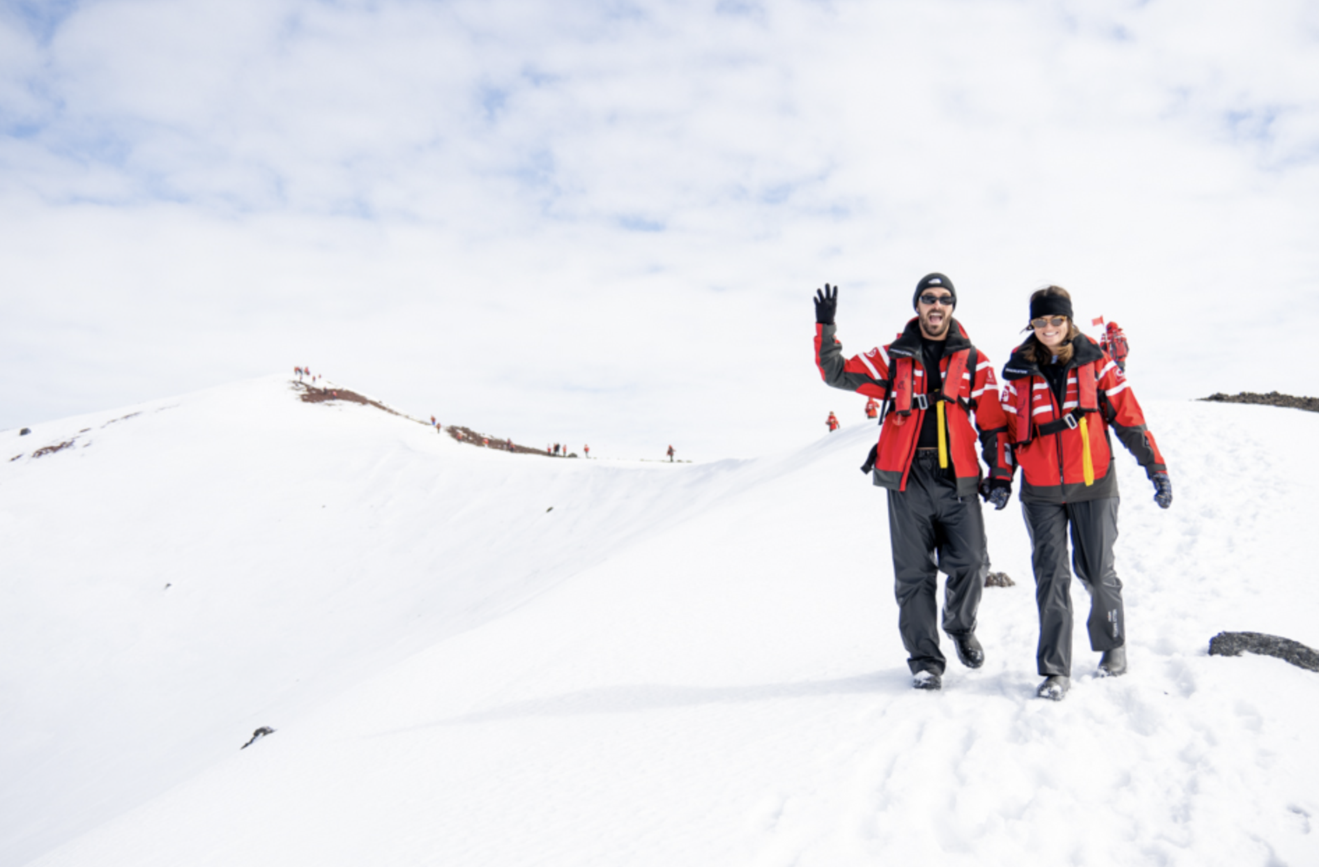 hiking Deacon Hill on Penguin Island