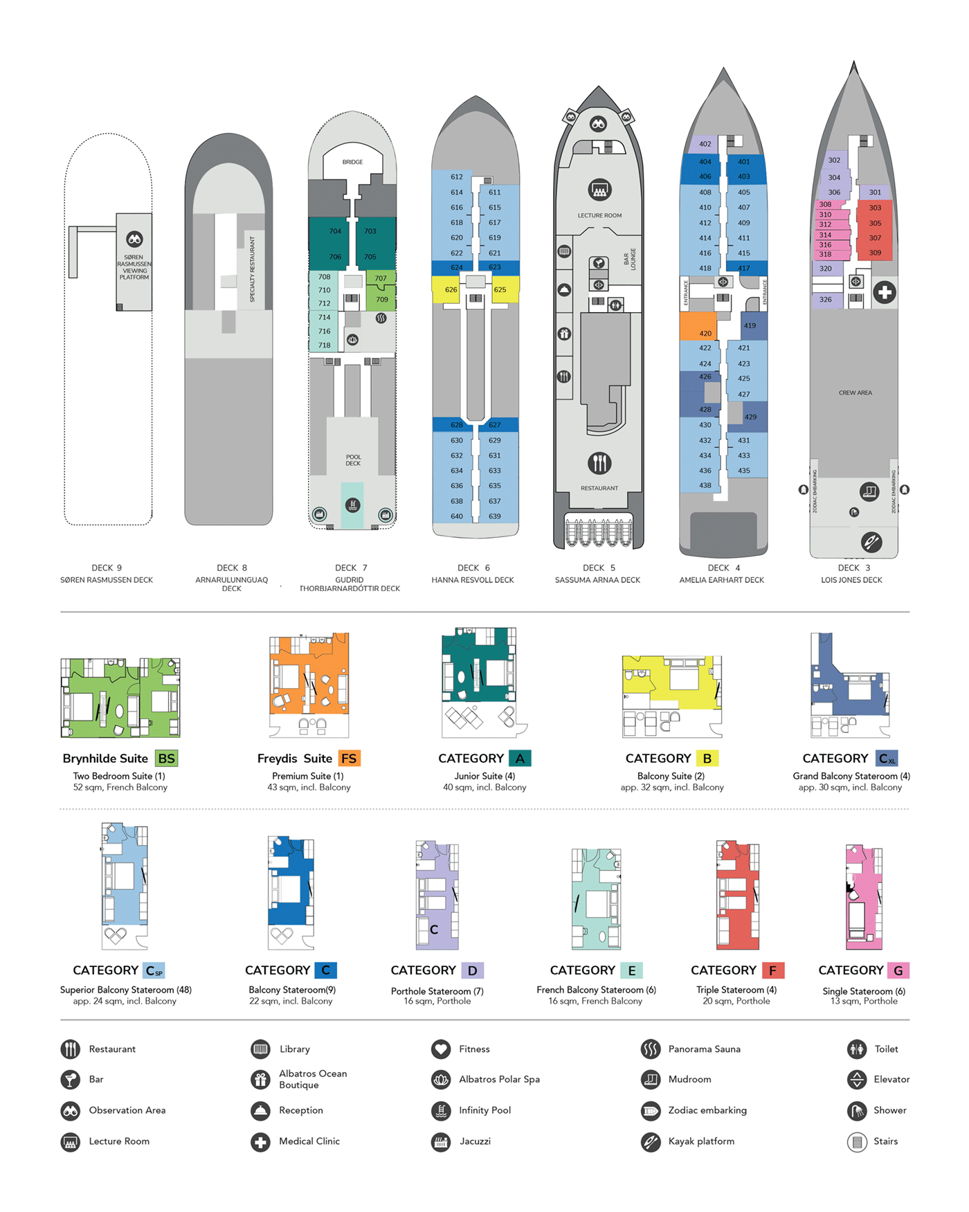 Seaventure Deck Plan