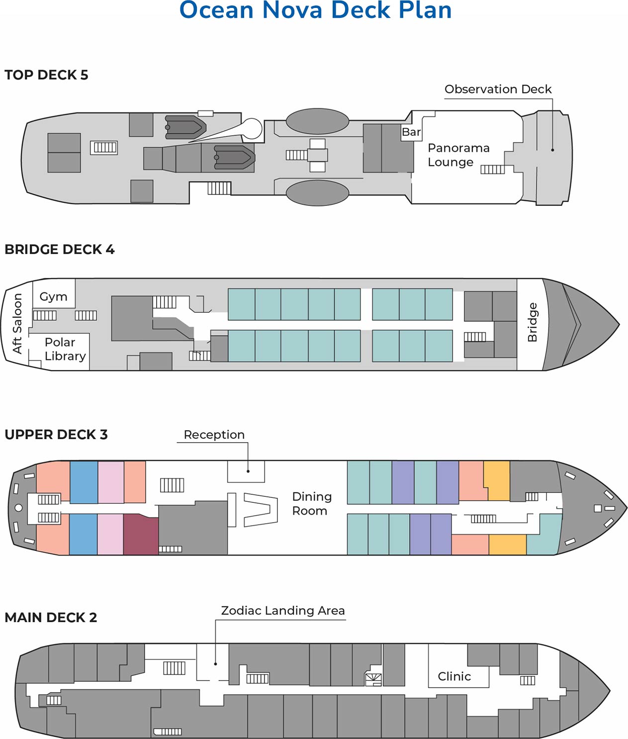 Ocean Nova deck plan