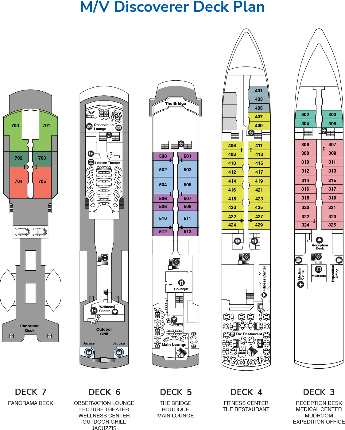 Discoverer deck plan