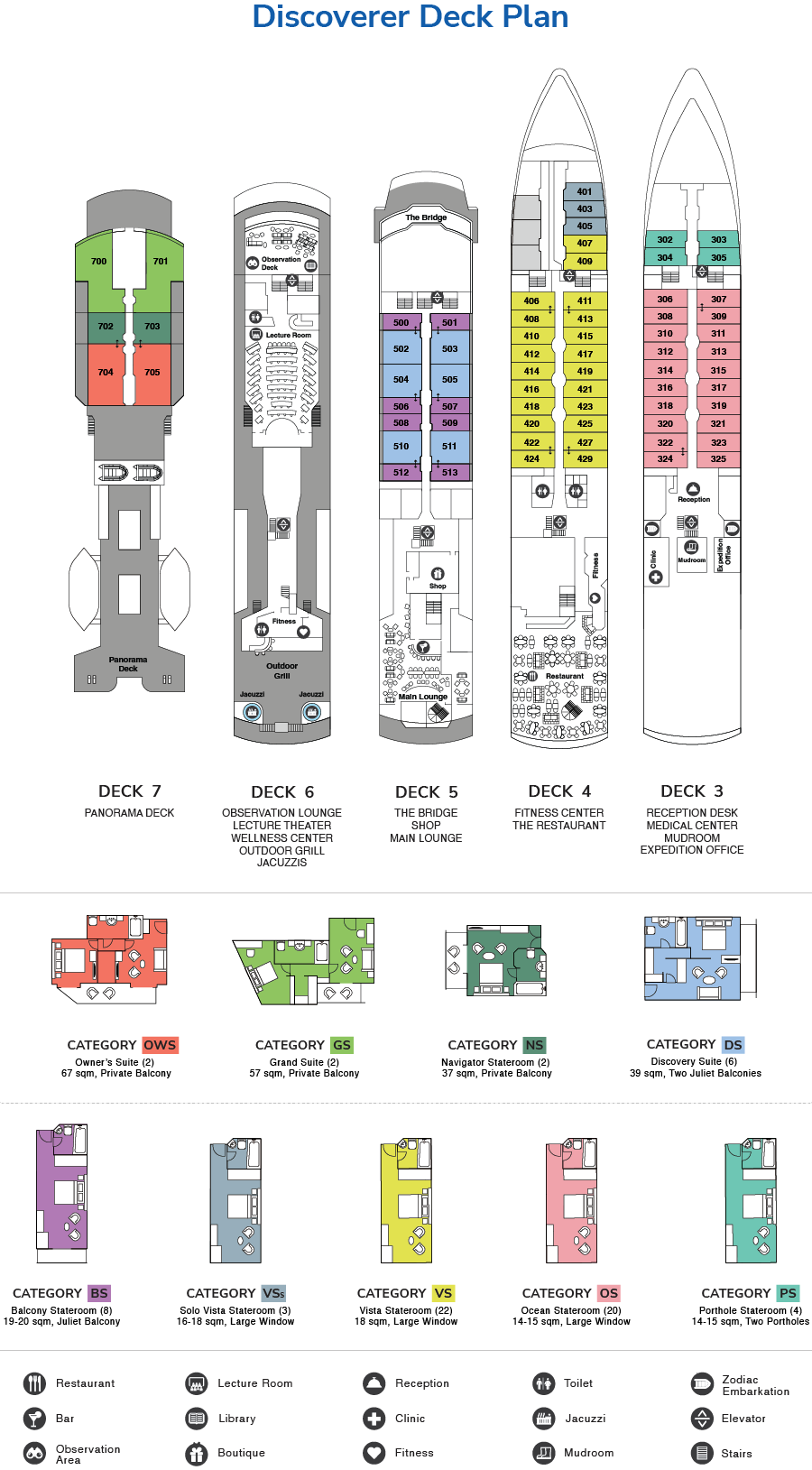 Discoverer deck plan